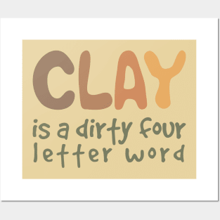 Pottery clay joke Posters and Art